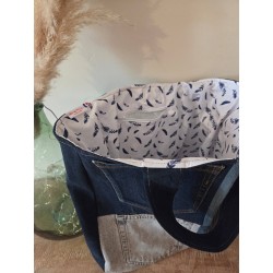 Sac à main en jeans